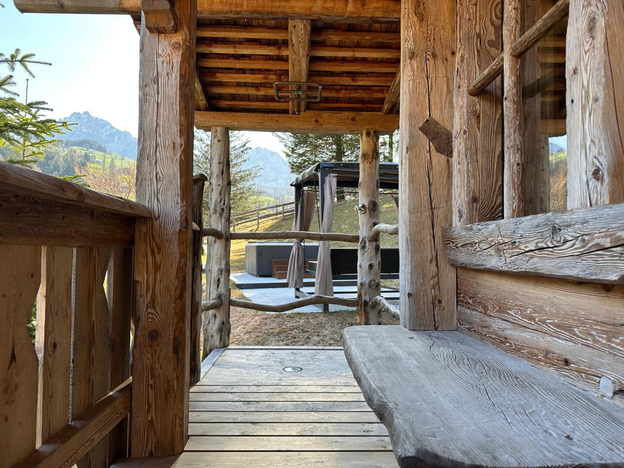Alpine Mountain Chalet San Vigilio Di Marebbe Exterior foto