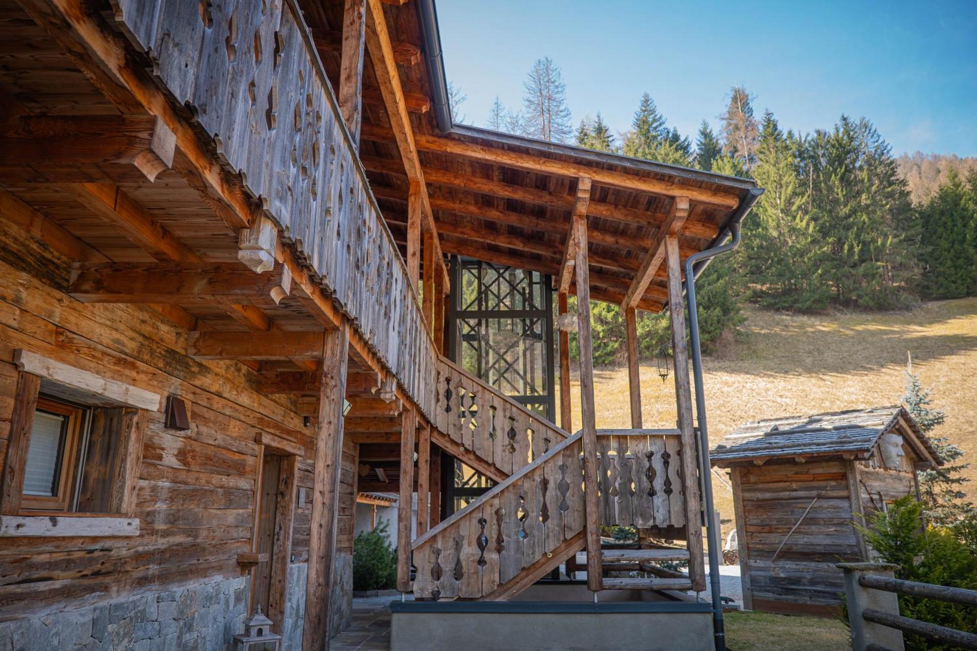Alpine Mountain Chalet San Vigilio Di Marebbe Exterior foto